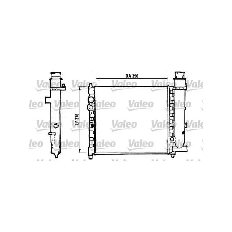 Radiateur, refroidissement du moteur VALEO 816700