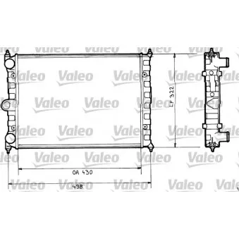 Radiateur, refroidissement du moteur VALEO 816703