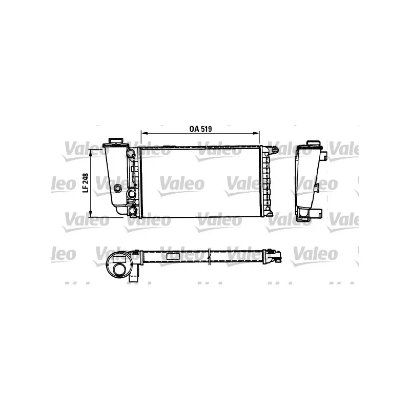 Radiateur, refroidissement du moteur VALEO 816707