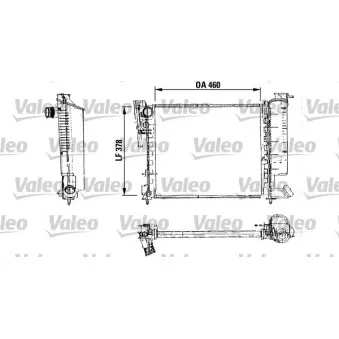 Radiateur, refroidissement du moteur VALEO 816715