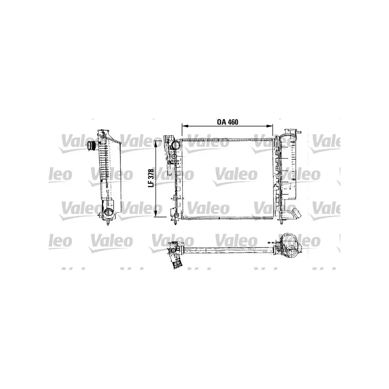 Radiateur, refroidissement du moteur VALEO 816715