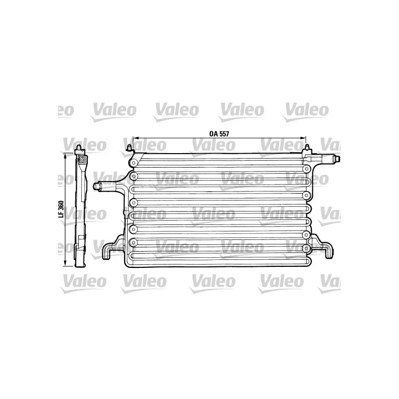 Condenseur, climatisation VALEO 816719