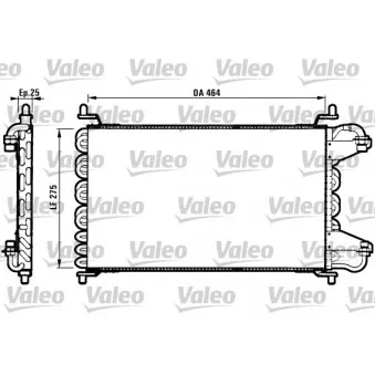 Condenseur, climatisation VALEO 816725