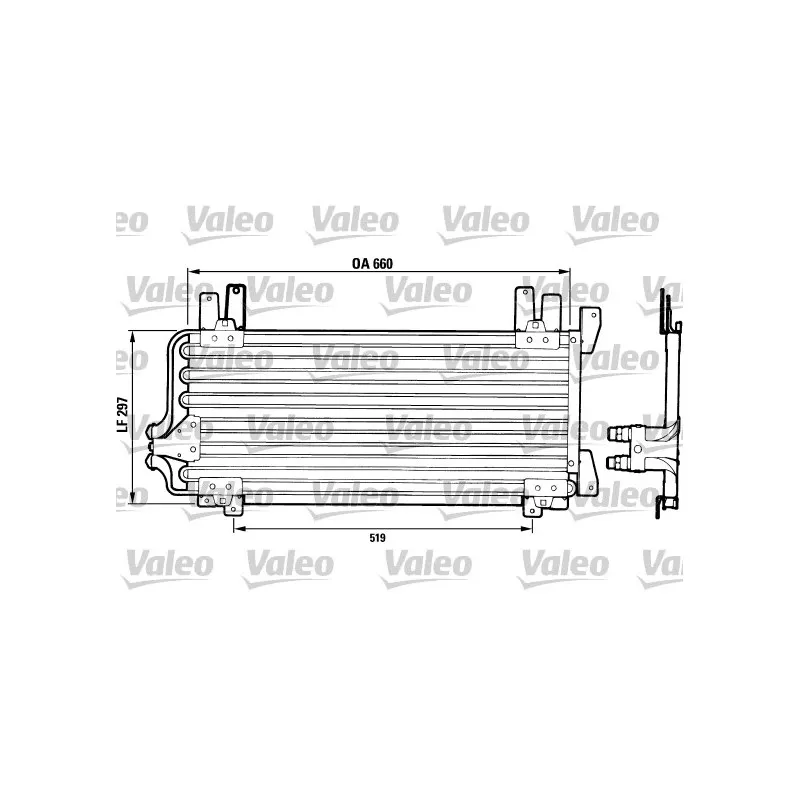 Condenseur, climatisation VALEO 816742