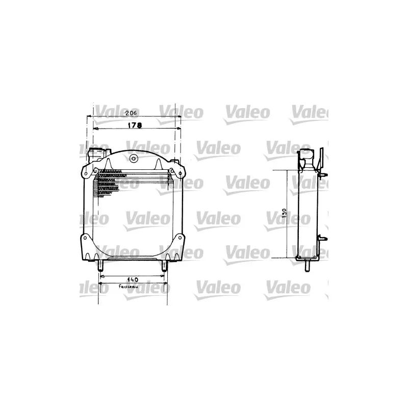 Radiateur d'huile VALEO 816746
