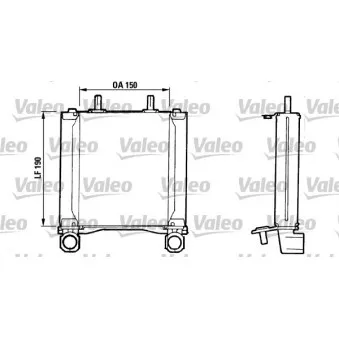 Radiateur d'huile VALEO 816752