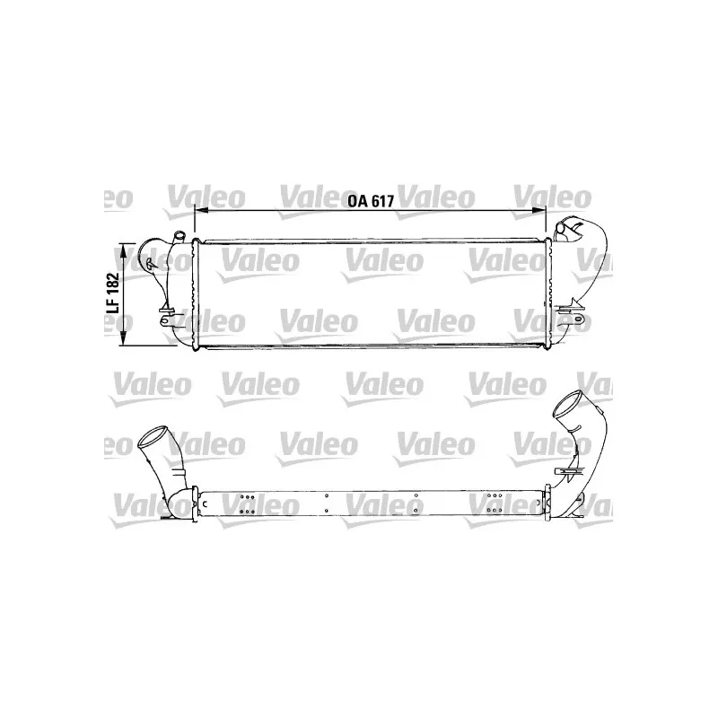 Intercooler, échangeur VALEO 816758