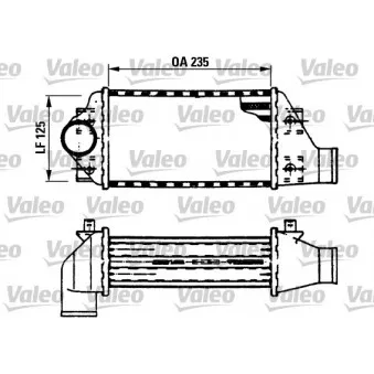 Intercooler, échangeur VALEO 816764