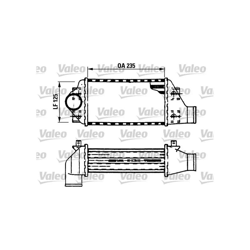 Intercooler, échangeur VALEO 816764