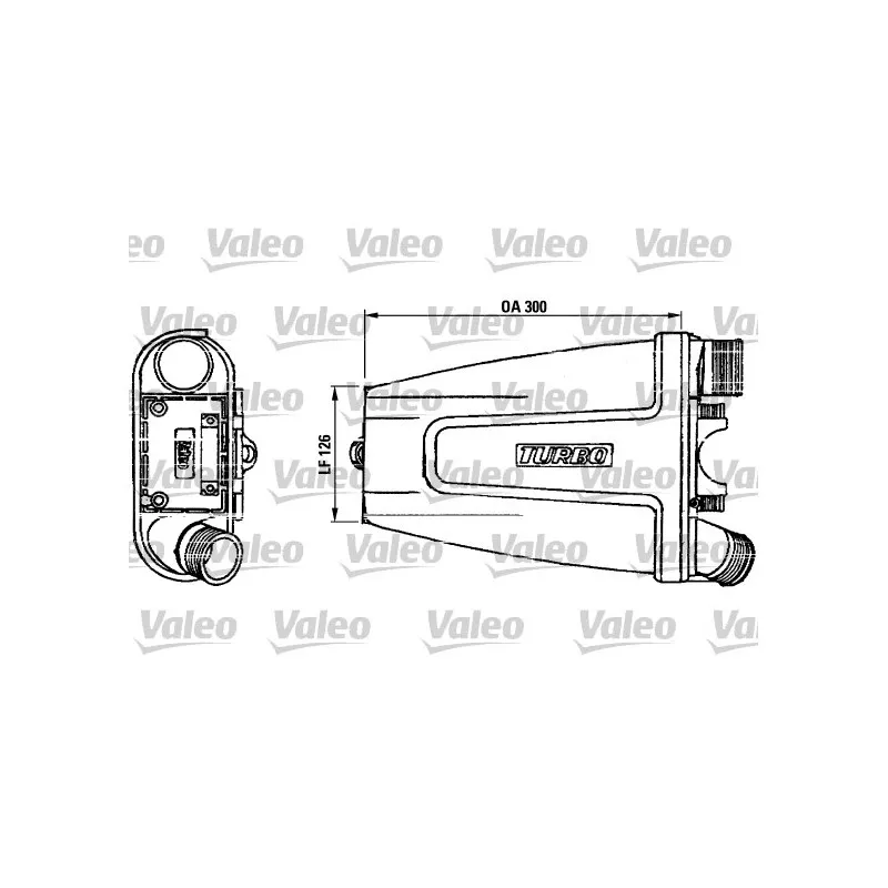 Intercooler, échangeur VALEO 816790