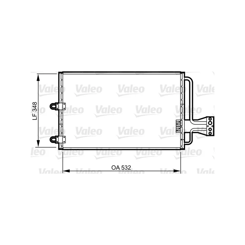 Condenseur, climatisation VALEO 816803
