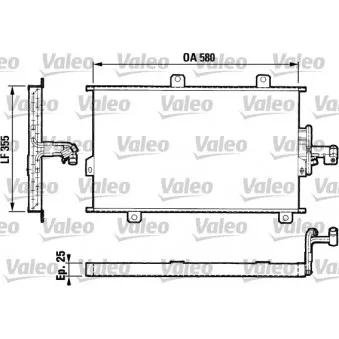 Condenseur, climatisation VALEO 816819