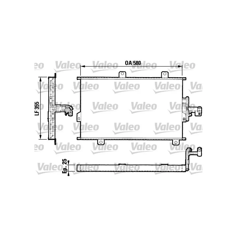 Condenseur, climatisation VALEO 816819