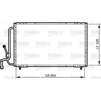 Condenseur, climatisation VALEO 816835