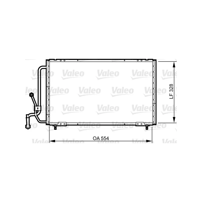 Condenseur, climatisation VALEO 816835