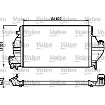 Intercooler, échangeur VALEO 816836