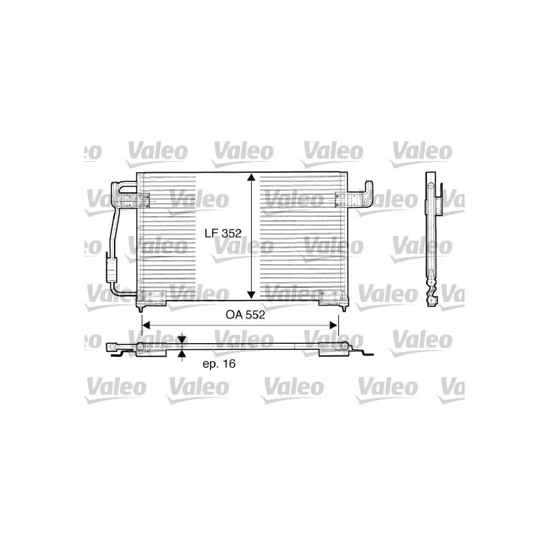 Condenseur, climatisation VALEO 816850