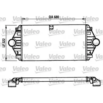 Intercooler, échangeur VALEO 816851