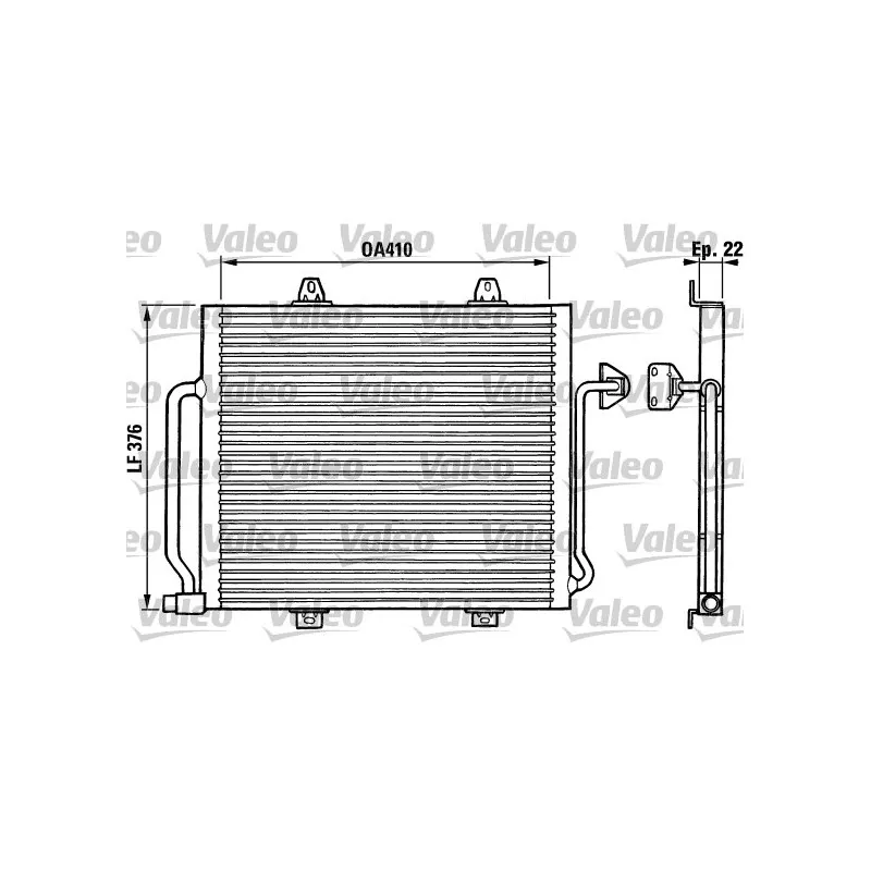 Condenseur, climatisation VALEO 816864