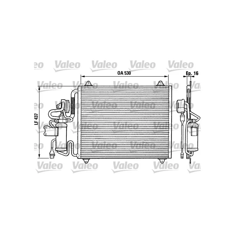 Condenseur, climatisation VALEO 816865