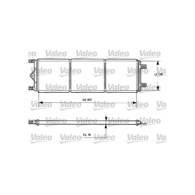 Radiateur, refroidissement du moteur VALEO 816868