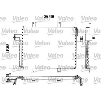 Condenseur, climatisation VALEO 816869