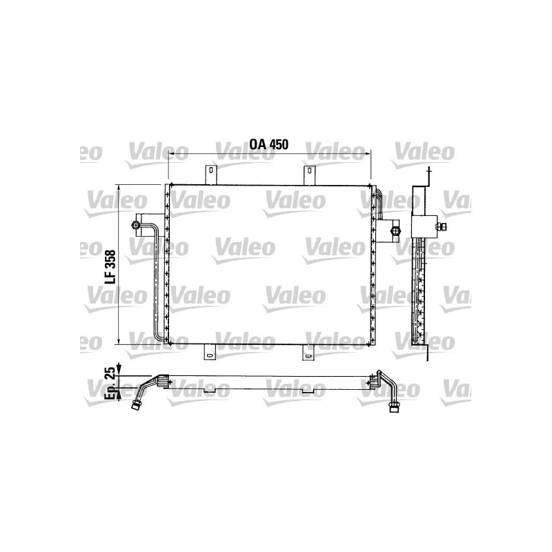 Condenseur, climatisation VALEO 816869