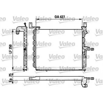 Condenseur, climatisation VALEO 816879