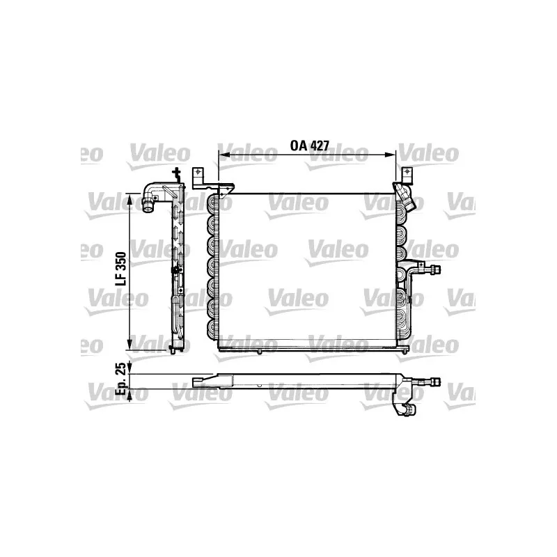 Condenseur, climatisation VALEO 816879