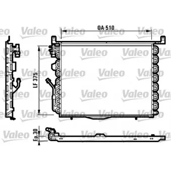 Condenseur, climatisation VALEO 816881