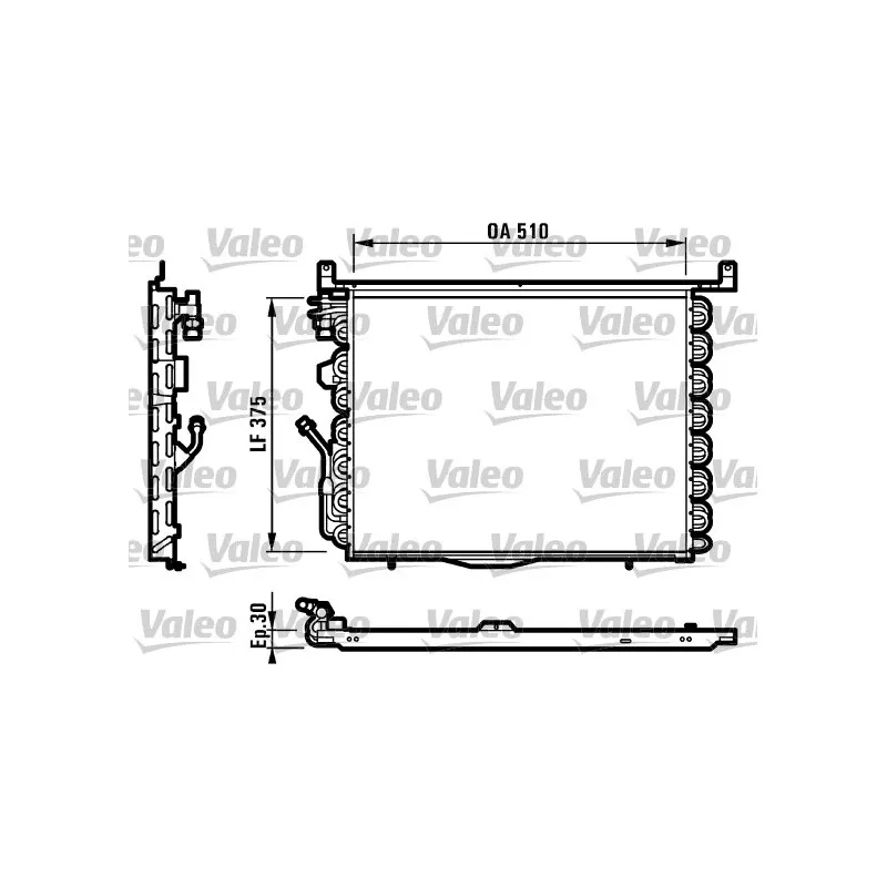 Condenseur, climatisation VALEO 816881