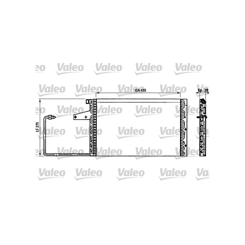 Condenseur, climatisation VALEO 816886