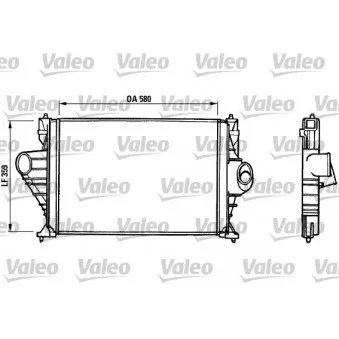 Intercooler, échangeur VALEO 816889