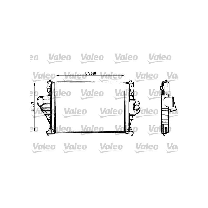 Intercooler, échangeur VALEO 816889