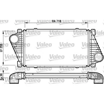 Intercooler, échangeur VALEO 816890