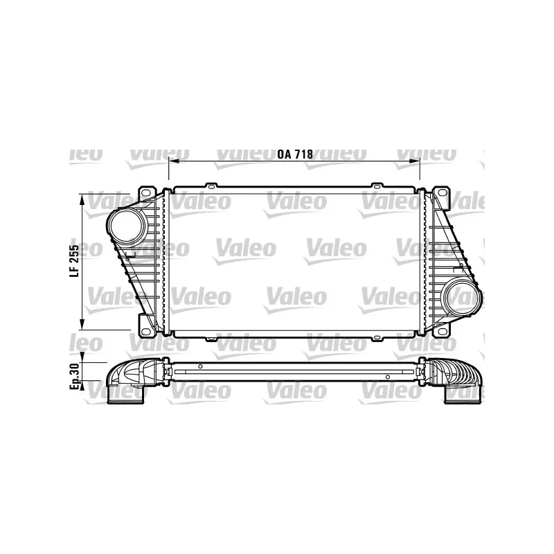 Intercooler, échangeur VALEO 816890