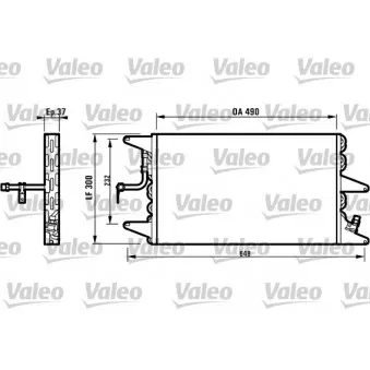Condenseur, climatisation VALEO 816896