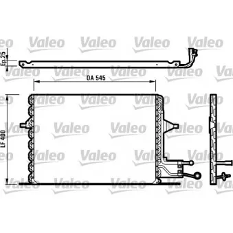 Condenseur, climatisation VALEO 816899