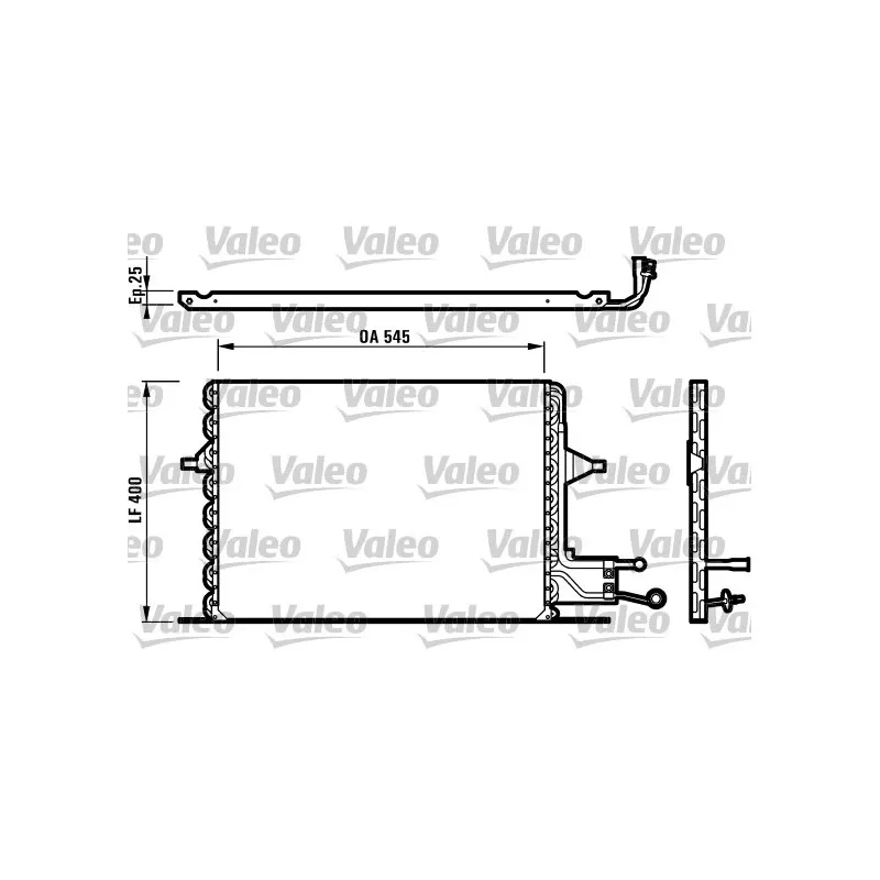 Condenseur, climatisation VALEO 816899