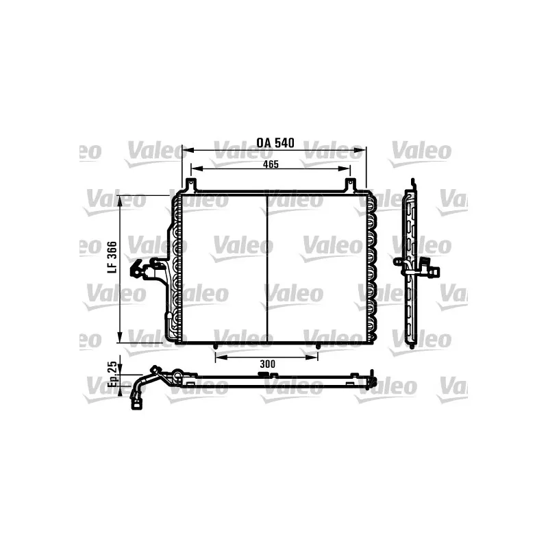 Condenseur, climatisation VALEO 816901