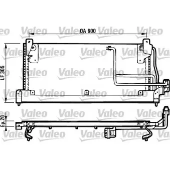 Condenseur, climatisation VALEO 816902