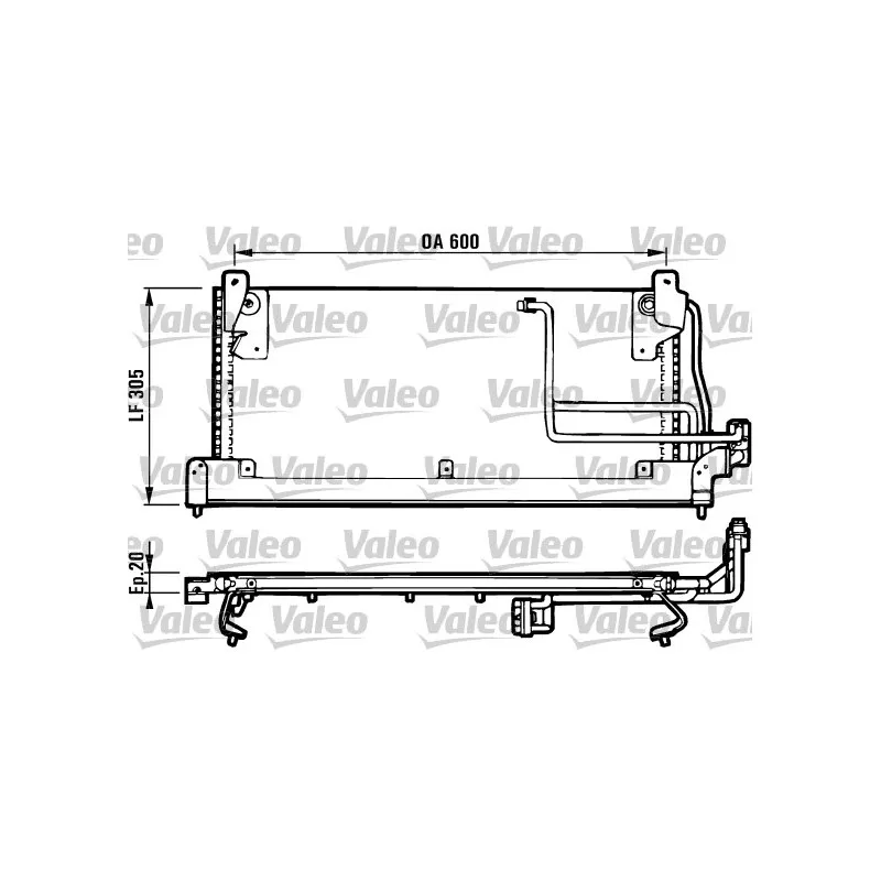 Condenseur, climatisation VALEO 816902