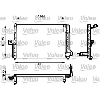 Condenseur, climatisation VALEO 816903