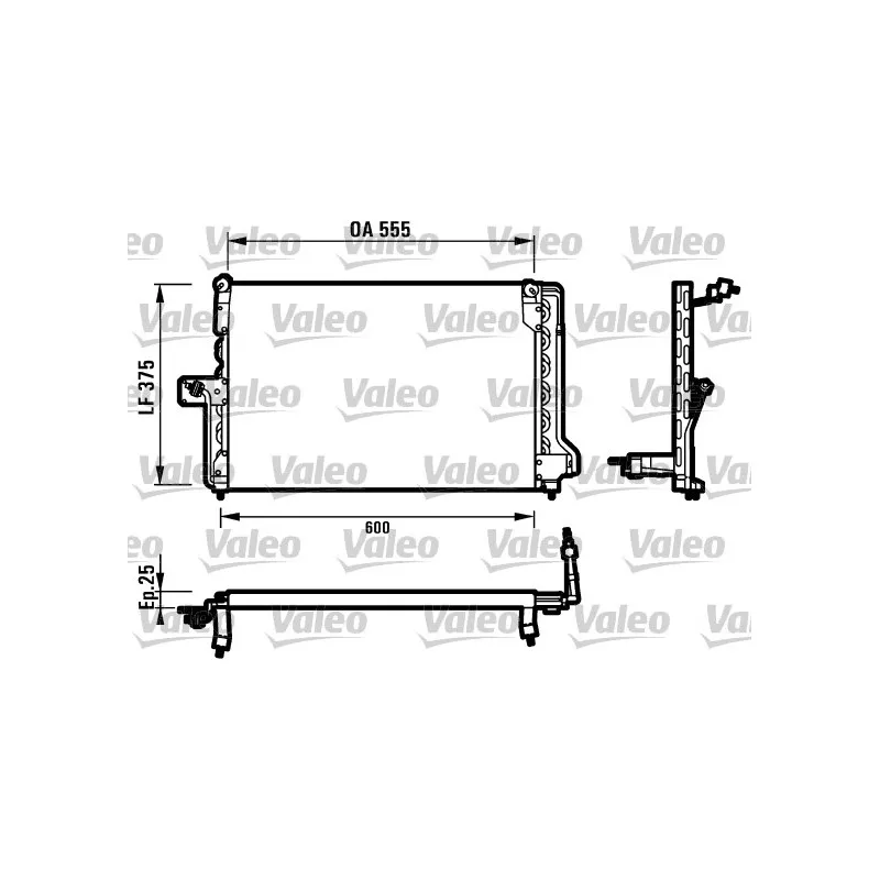 Condenseur, climatisation VALEO 816903