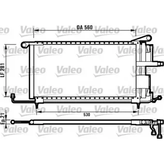 Condenseur, climatisation VALEO 816909