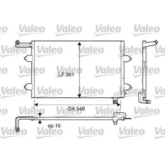 Condenseur, climatisation VALEO