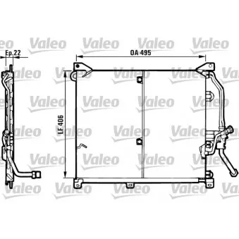 Condenseur, climatisation VALEO 816932