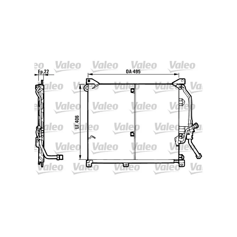 Condenseur, climatisation VALEO 816932