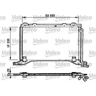 Condenseur, climatisation VALEO 816949