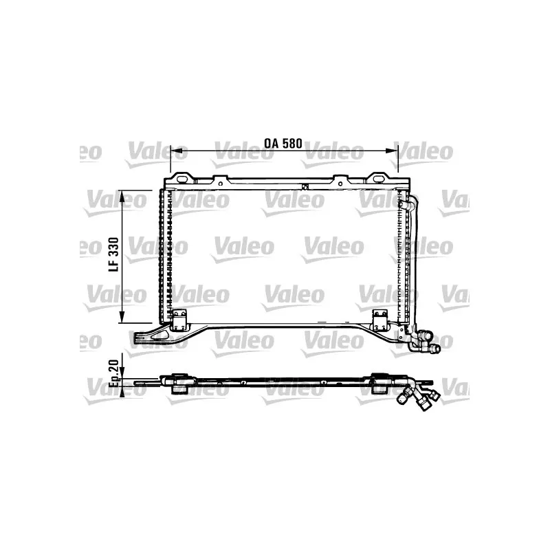Condenseur, climatisation VALEO 816949